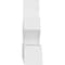 Ekena Millwork Richland Architectural Grade PVC Gable Bracket, 60"W x 15"H x 4"D x 4"F, 6/12 Pitch GBP060X15X0404RIC00 - alternate 3